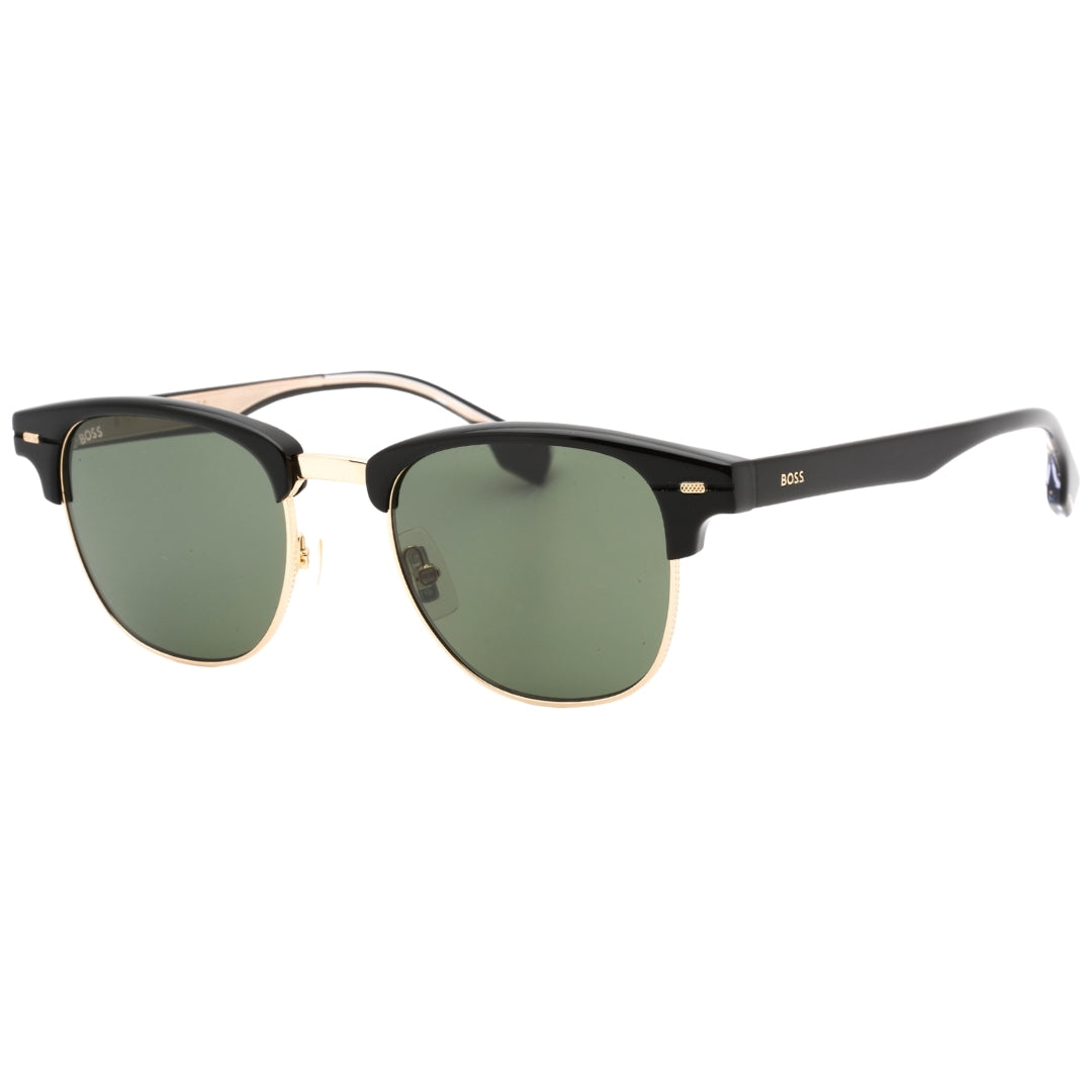 Hugo Boss Green Lens Black Detail Gold Sunglasses One Size