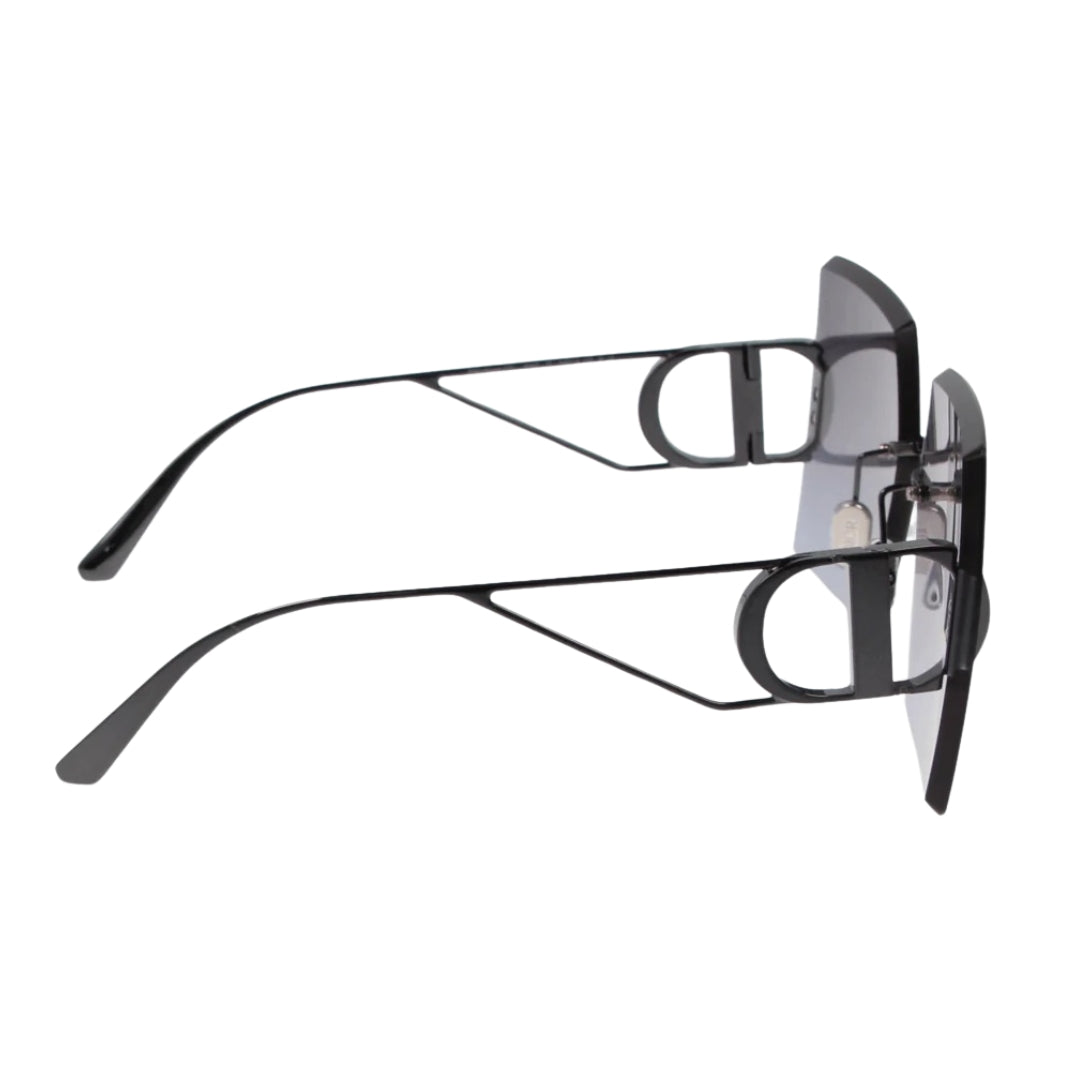 Dior 30Montaigne S7U Cd40101U H4A2 08W Shiny Gunmetal Frame Blue Lens Sunglasses Womens - Style Centre Wholesale