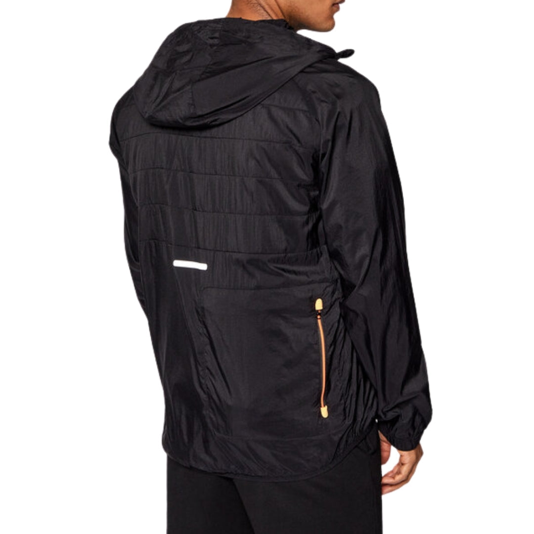 Emporio Armani 6Kpb25 Pnv5Z 1200 Black Black Lightweight Hooded Bomber Jacket Mens - Style Centre Wholesale