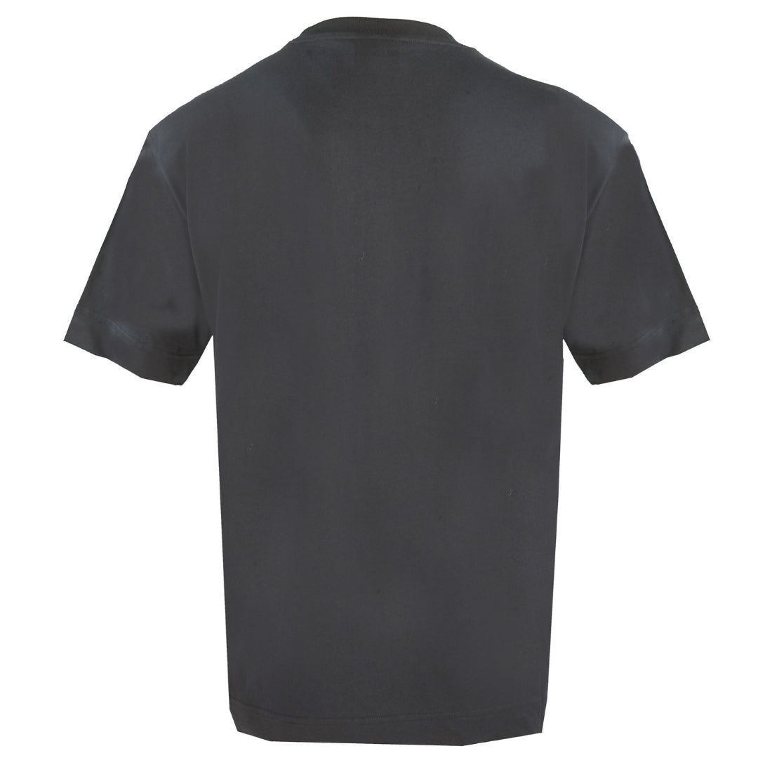 Emporio Armani Large Lettering Logo Black T-Shirt - Style Centre Wholesale