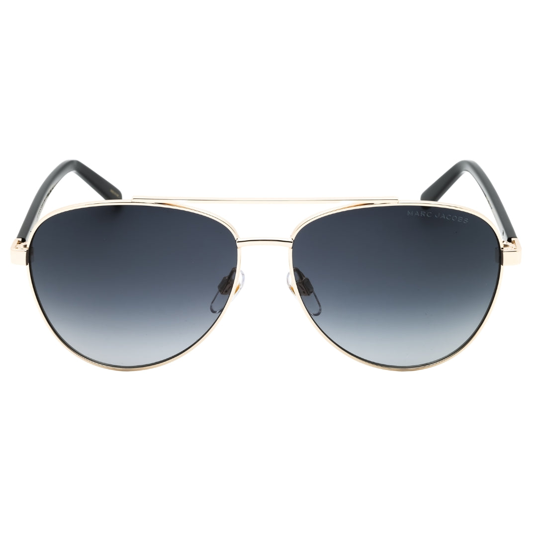 Marc Jacobs Marc 760/S 0Rhl 9O Gold/Black/Dark Grey Gradient Sunglasses Female One Size