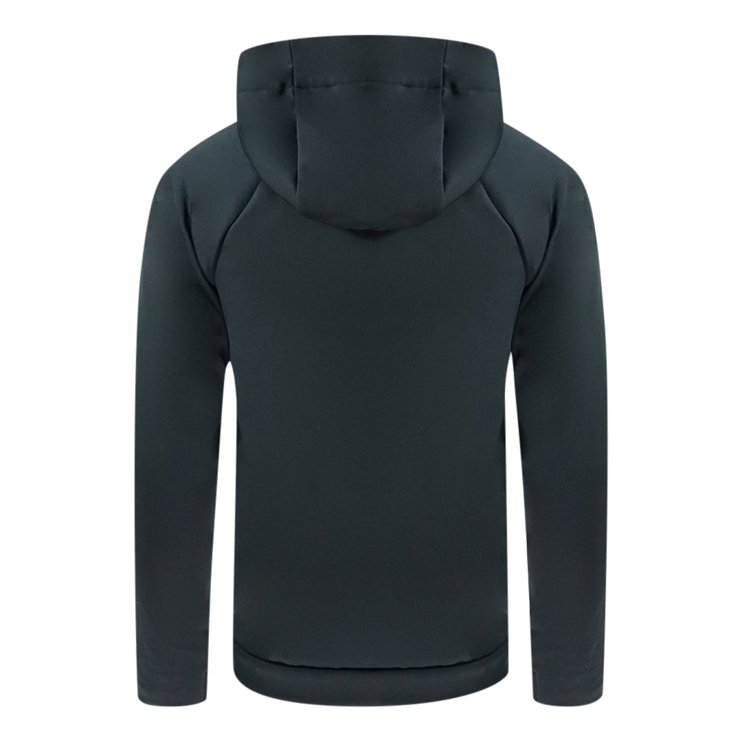 Nike Swoosh Logo Black Zip Up Hoodie