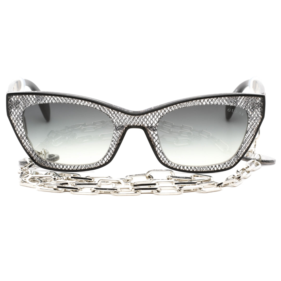 Guess GU7873 01B shiny black / gradient smoke Sunglasses One Size