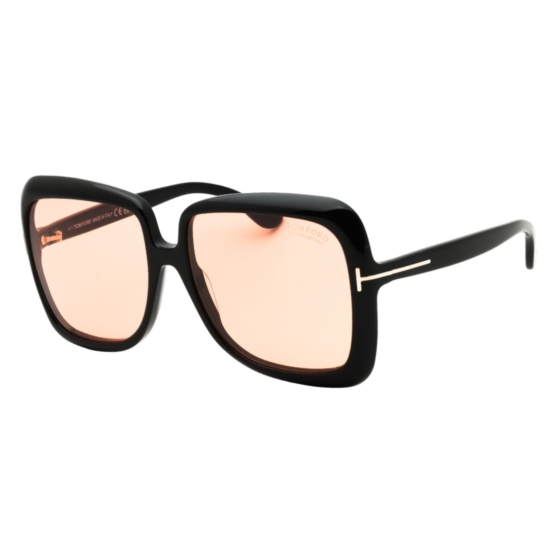 Tom Ford FT1156 Lorelai 01E shiny black / brown Sunglasses Female 59X16X135 One Size