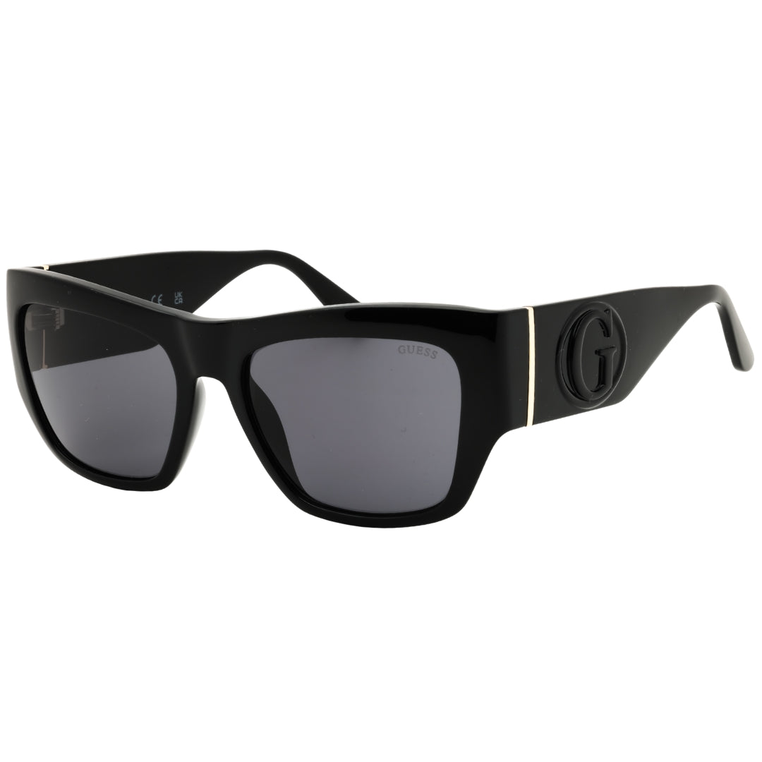 Guess GU00252 01A shiny black / smoke Sunglasses 54X17X135 One Size