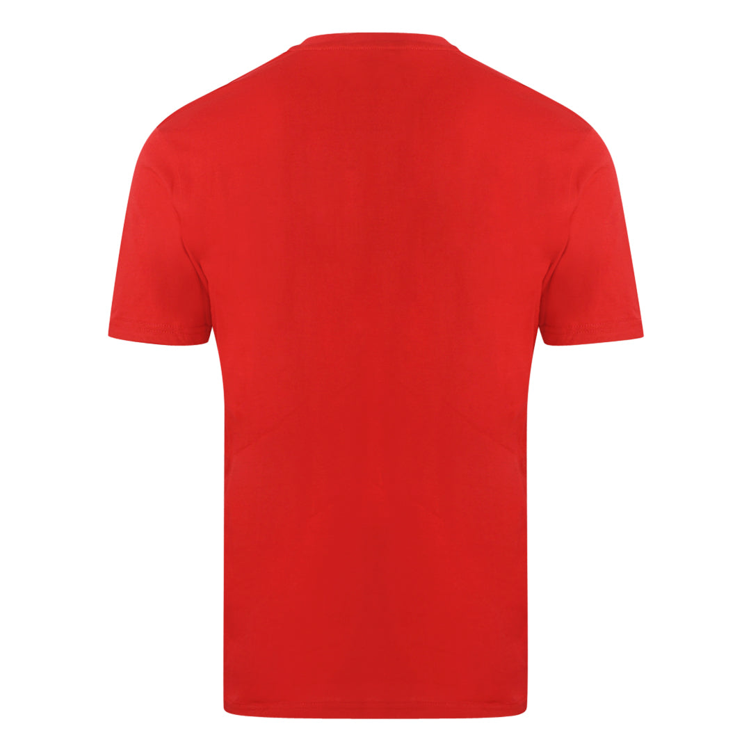 North Sails Block Brand Logo Red T Shirt