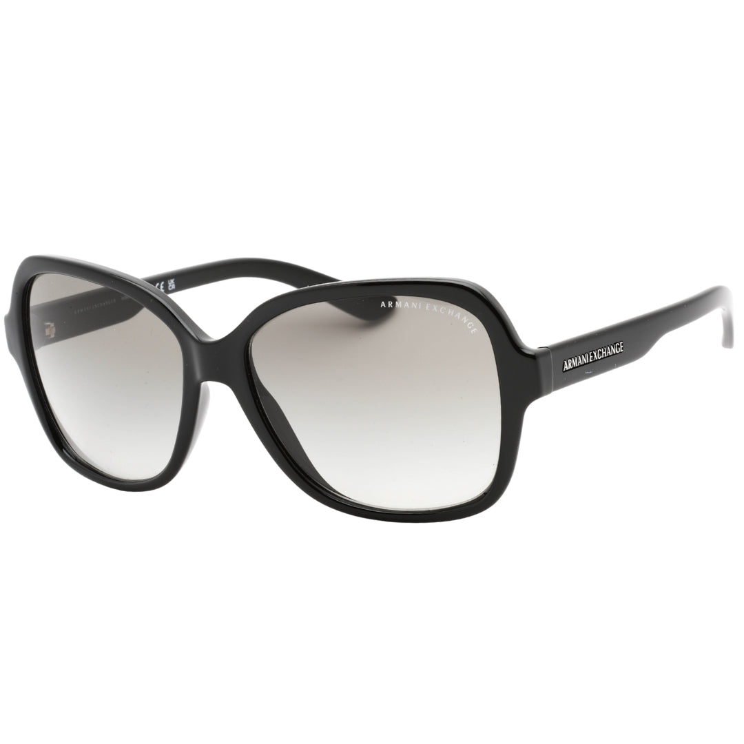 Armani Exchange Grey Gradient Lens Black Sunglasses AX4029S 800411