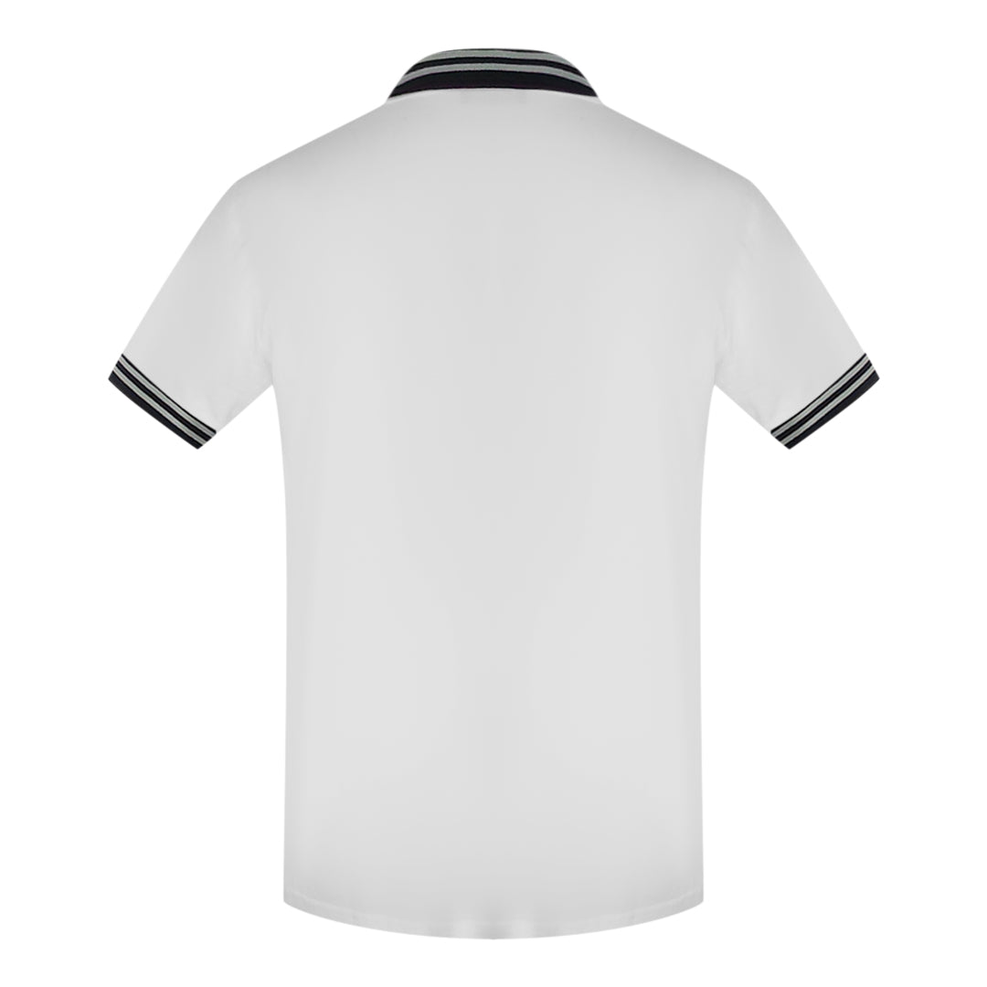 Love Moschino Jh7417Pp0Nl51100 White Polo Shirt Mens