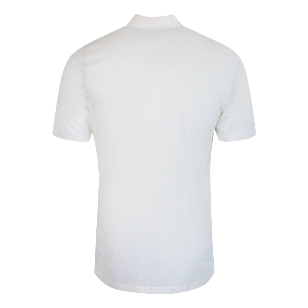 Aquascutum Active Beach Sailor Check Polo Optical White Ab_Core_Po002_01 White Polo Shirt Mens