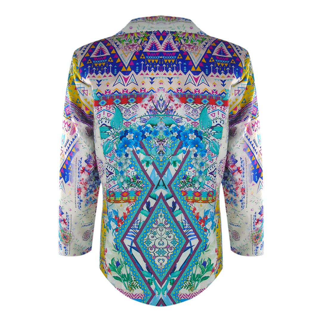 Inoa Fashion Popoloca L204 Multi Boyfriend Jacket Womens