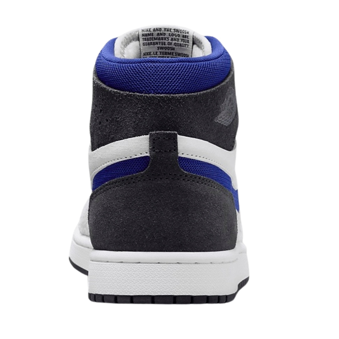 NIKE DV1305 040 Nike Air Jordan 1 ZM Air CMFT 2 BLUE/GREY/BLACK TRAINER WOMEN UK 5