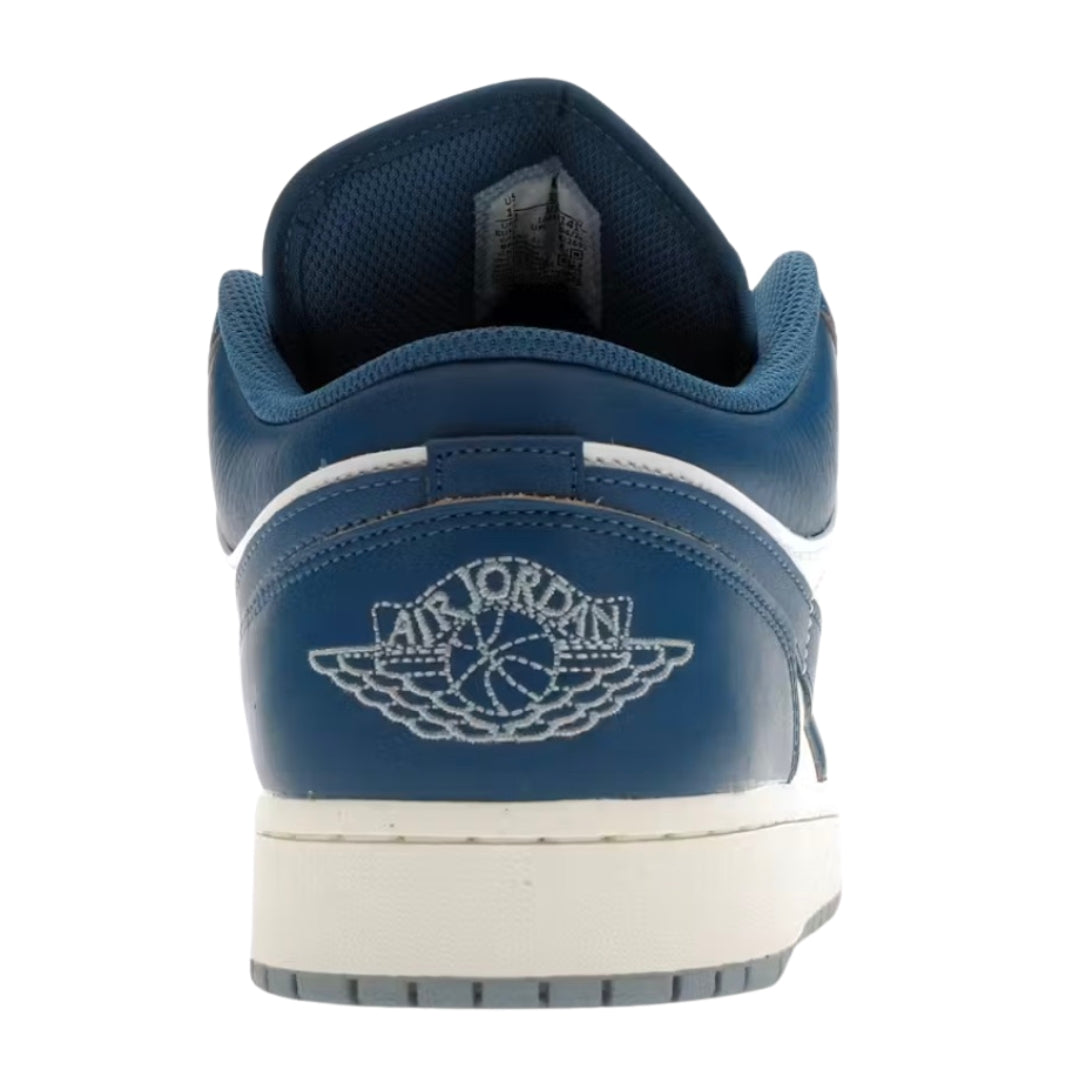 NIKE FN5214 141 Air Jordan 1 Low SE WHITE/BLUE TRAINER MENS UK 8