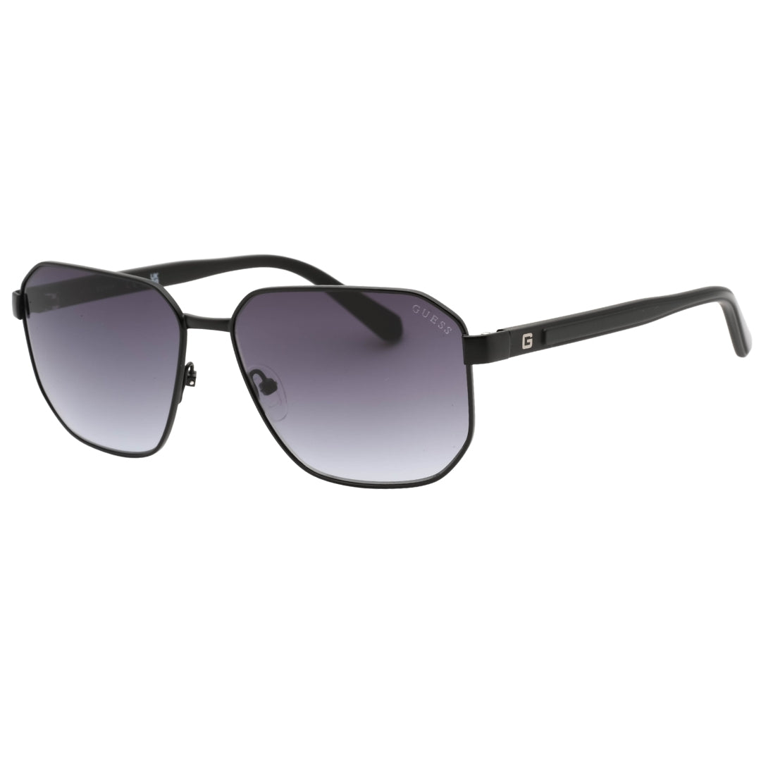 Guess Dark Grey F Lens Matte Black Sunglasses GF5086 02B