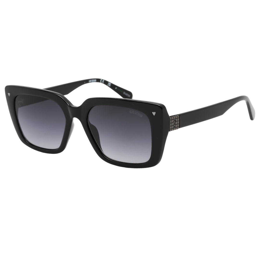 Guess Gradient Smoke Lens Shiny Black Framed Sunglasses GU8243 01B
