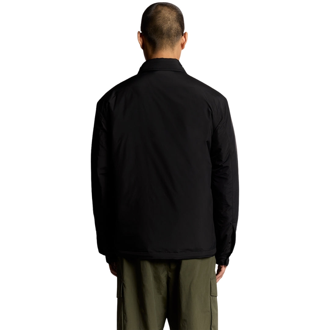 Lyle & Scott Black Collared Puffer Jacket XS
