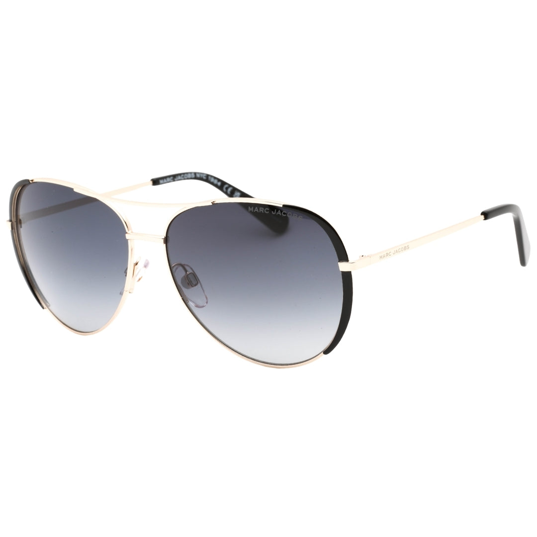 Marc Jacobs Dark Grey F Lensed Gold Sunglass MARC686 0RHL 90