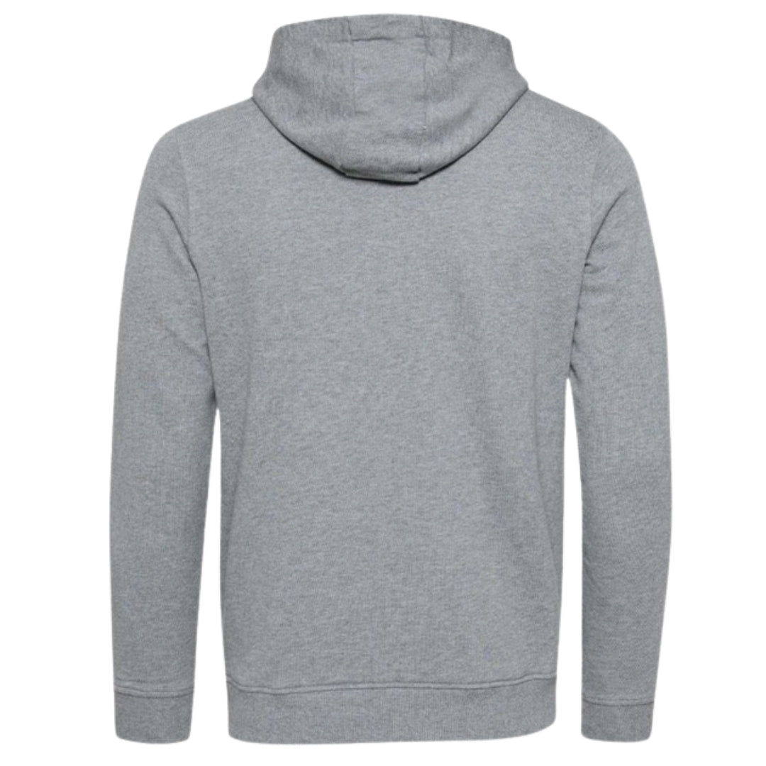 Lyle & Scott Plain Branded Mid Grey Marl Zip-Up Hoodie S
