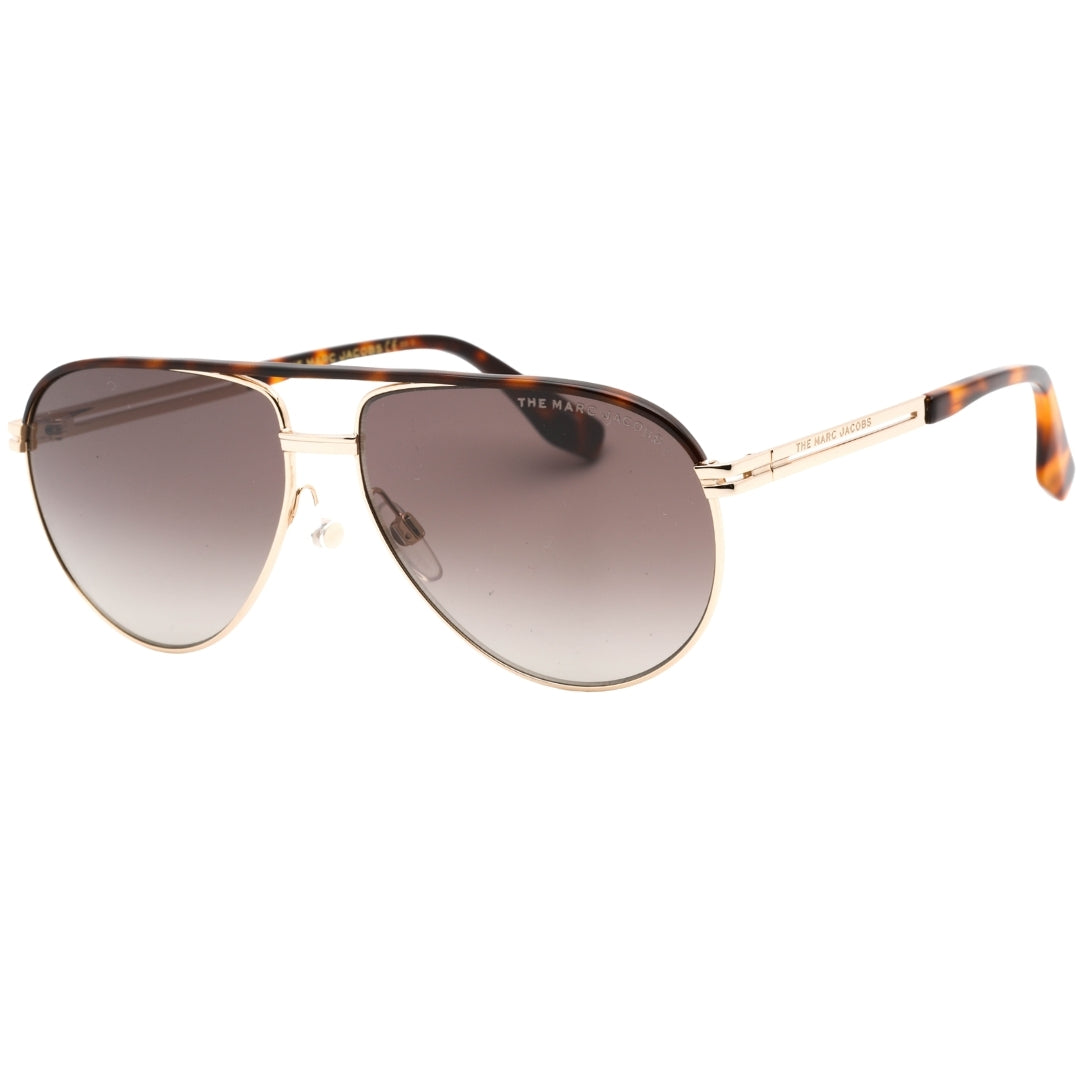Marc Jacobs Aviator Brown F Lensed Havana Gold Sunglasses Marc 474 006J HA