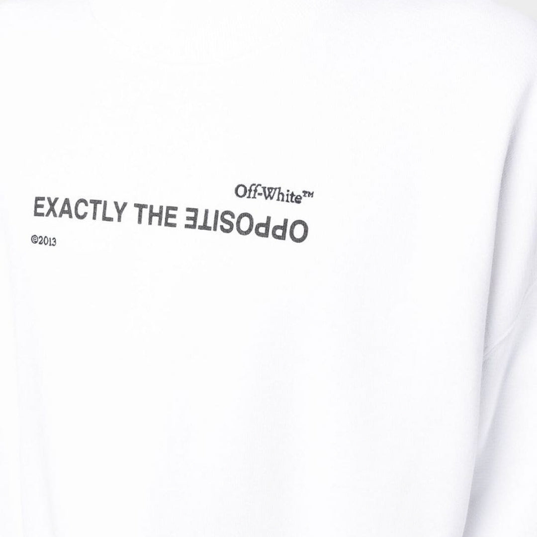 Off-White Spiral Opposite Boxy Crewneck White M