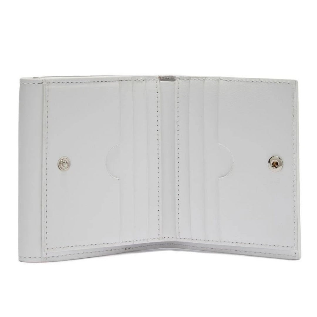 Off White Quote Logo White Jitney French Purse