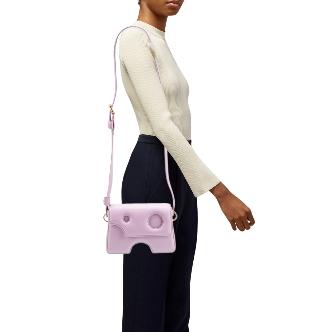 Off White Burrow Shoulder 22 Lilac Over Shoulder Bag