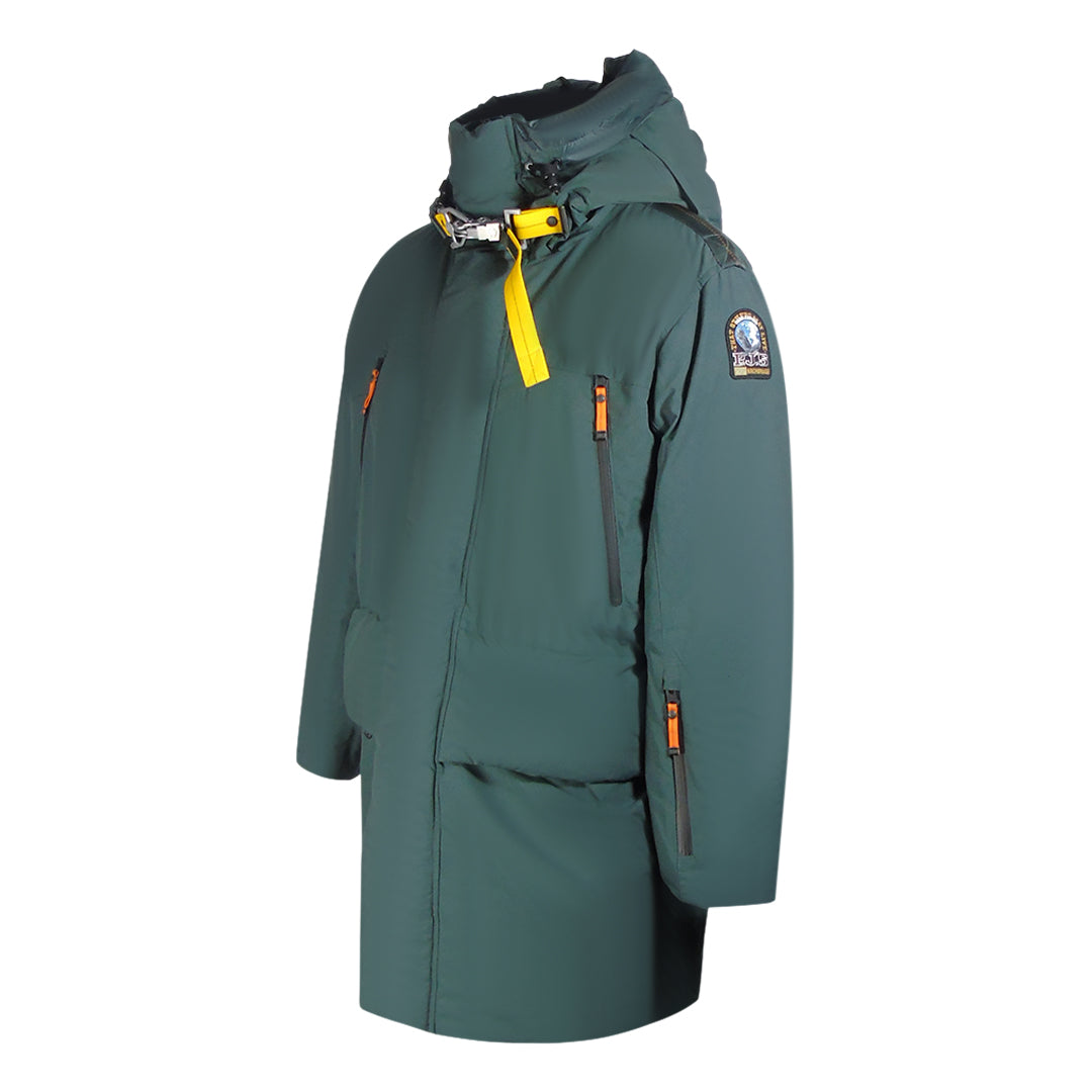 Parajumpers Rowland Green Gables Long Hooded Down Jacket L