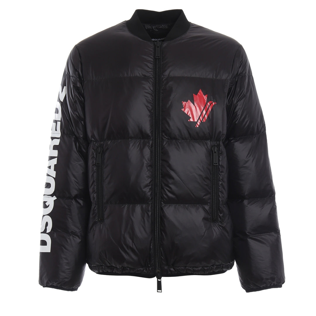 Dsquared2 Logo Down Arm Black Down Jacket M
