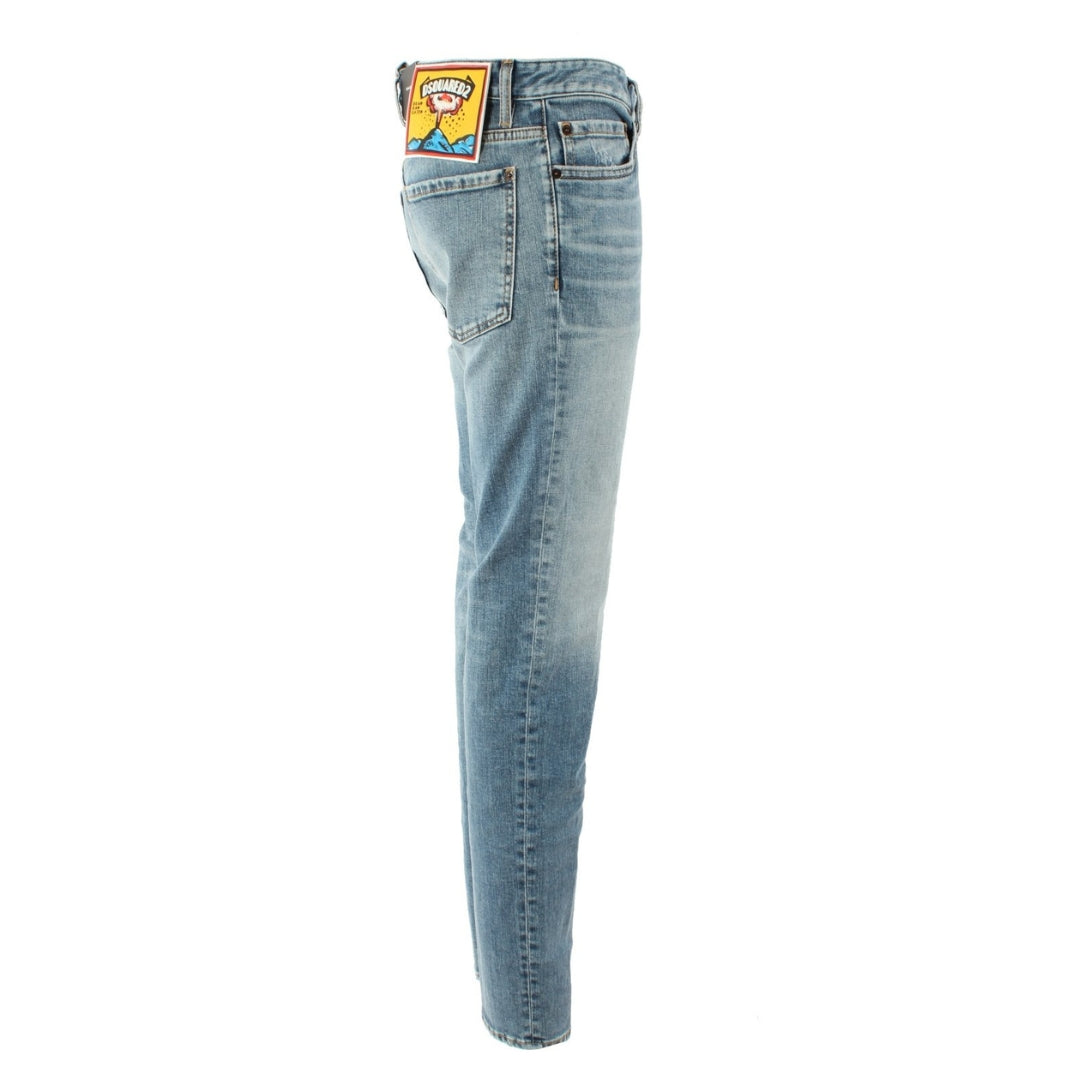 Dsquared2 S74Lb1170 S30663 Slim Jean 470 Blue Navy Jeans Mens