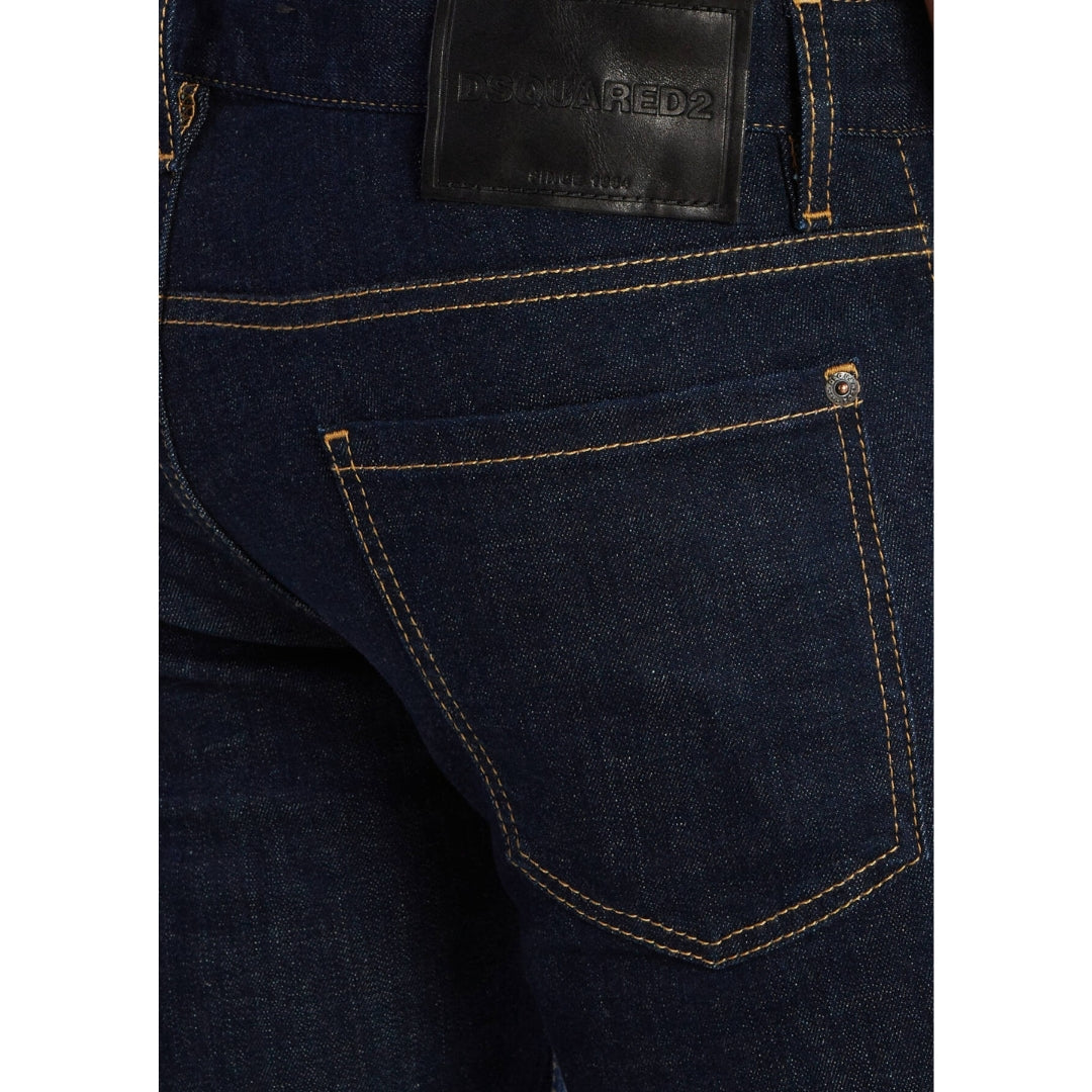 DSQUARED2 Slim Jean Dark Rinse Wash Blue Jeans W28