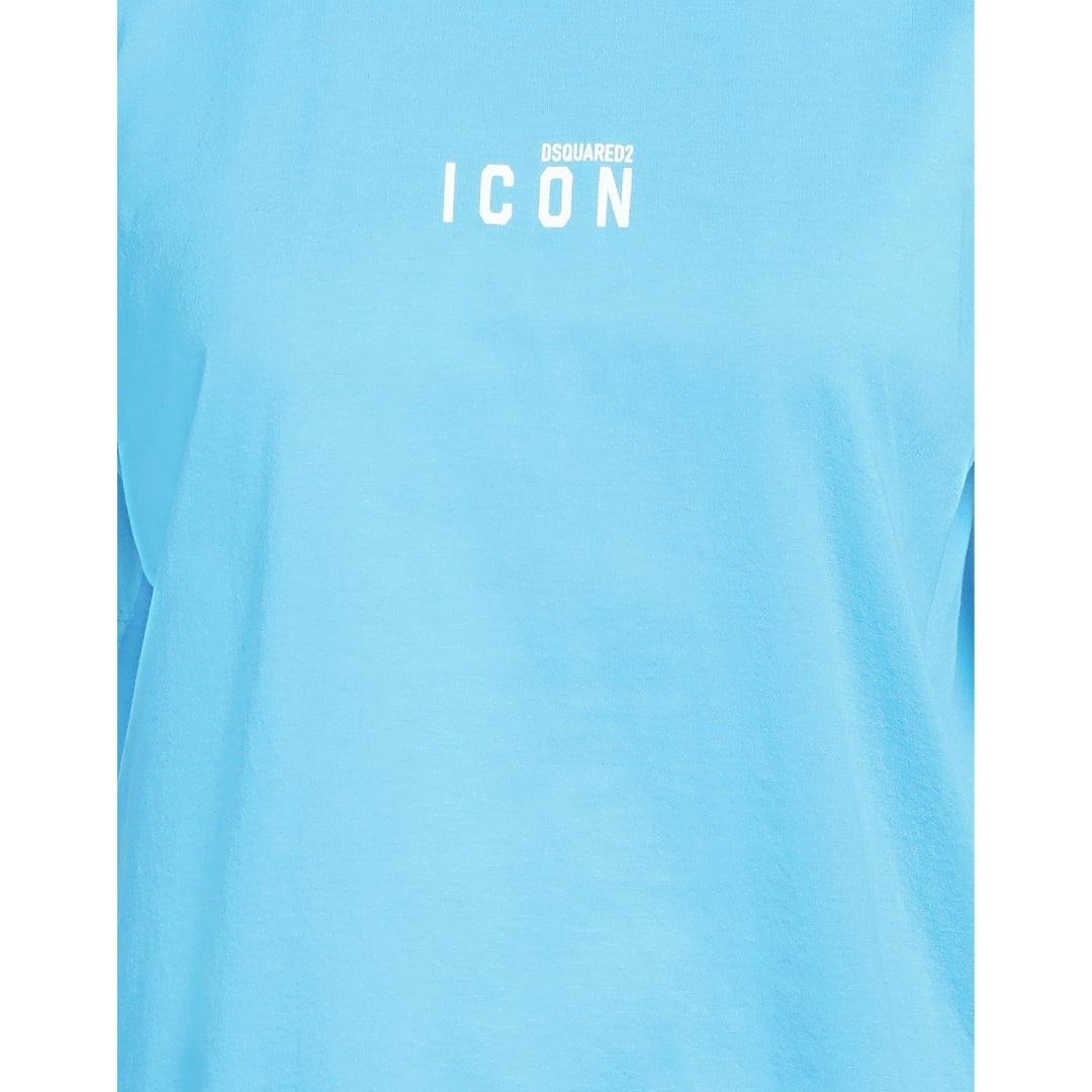 DSQUARED2 Icon Small Chest Logo Light Blue T-Shirt XS