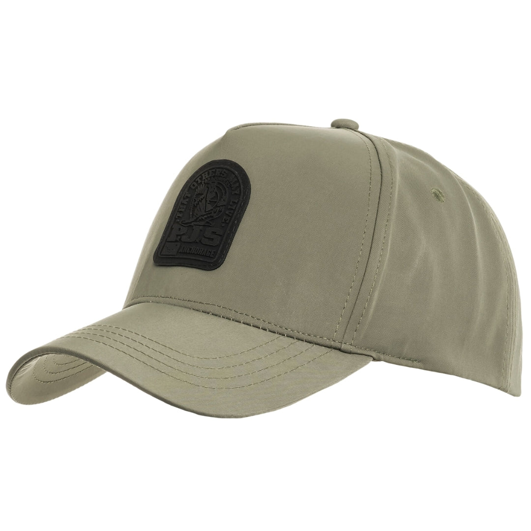 Parajumpers Satin Patch Logo Thyme Green Cap
