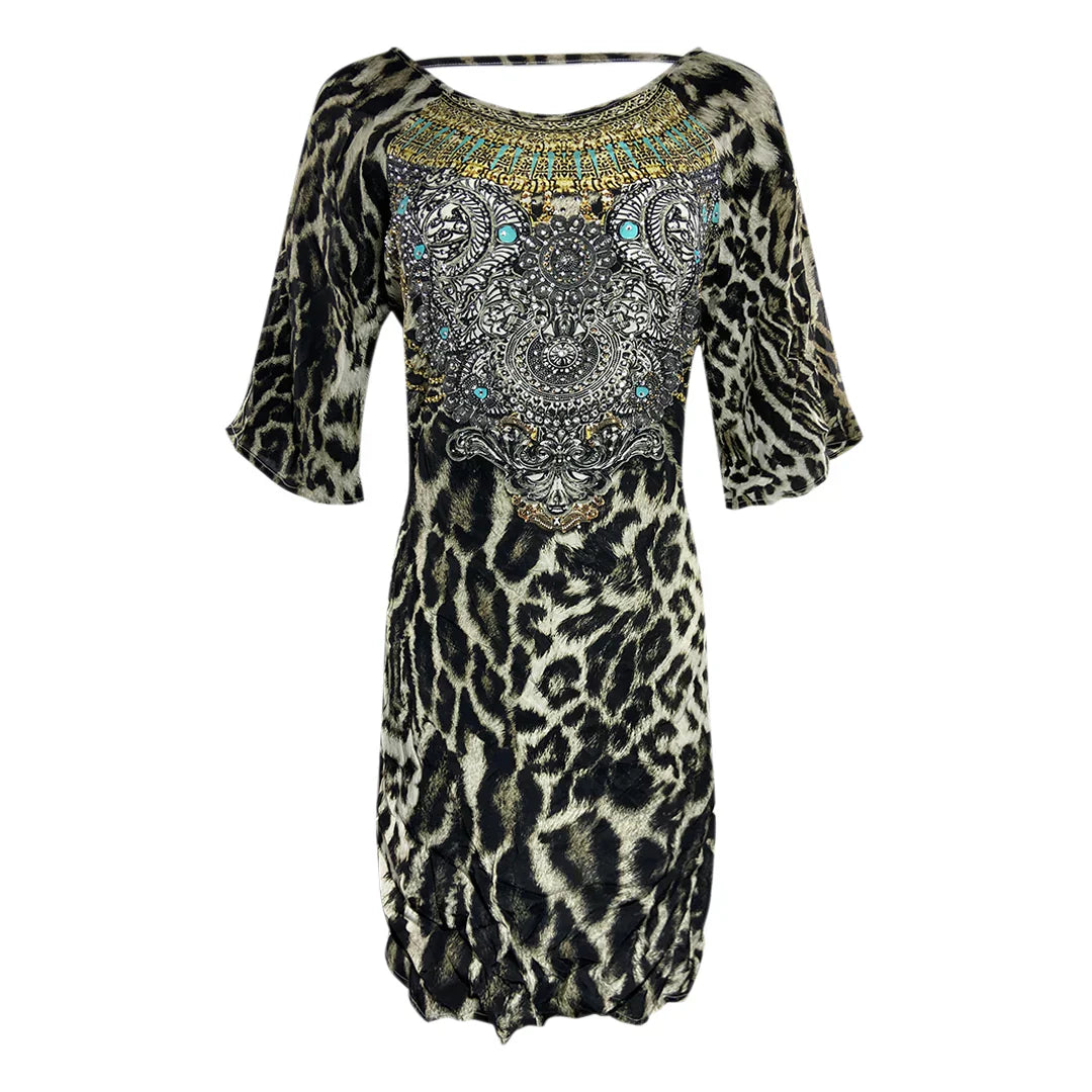 Inoa Fashion Siberia 1927 Slit Sleeve Dress Womens