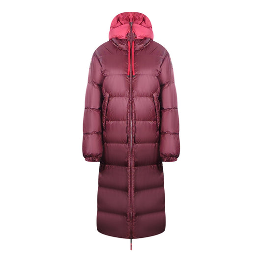 Parajumpers Sleeping Bag Reversible Red Long Hooded Down Jacket S