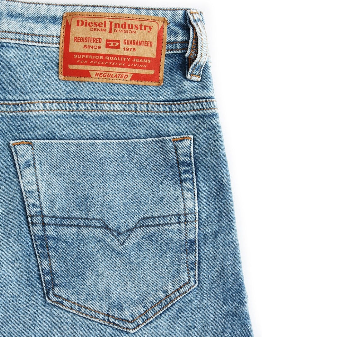 Diesel Slim Short Blue Denim Shorts SLIM-SHORT CALZONCINI R9B92 - Style Centre Wholesale