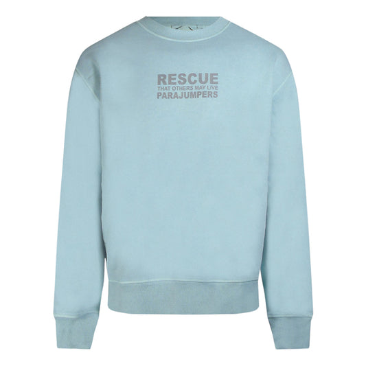 Parajumpers Rescue Logo Light Blue Sweatshirt L