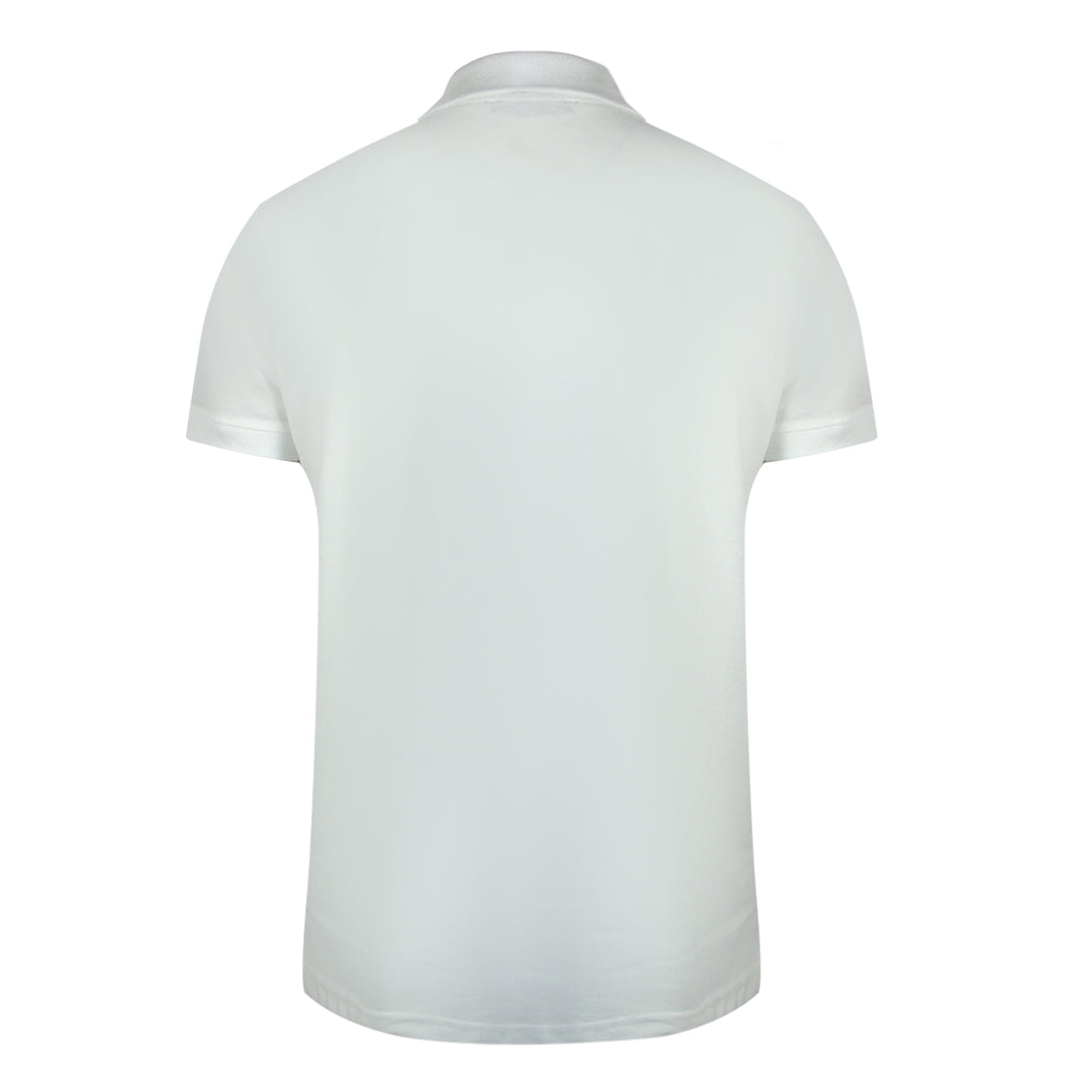 Cavalli Class Vibrant Floral Logo Off White Polo Shirt TXT64L JD060 00533 - Style Centre Wholesale