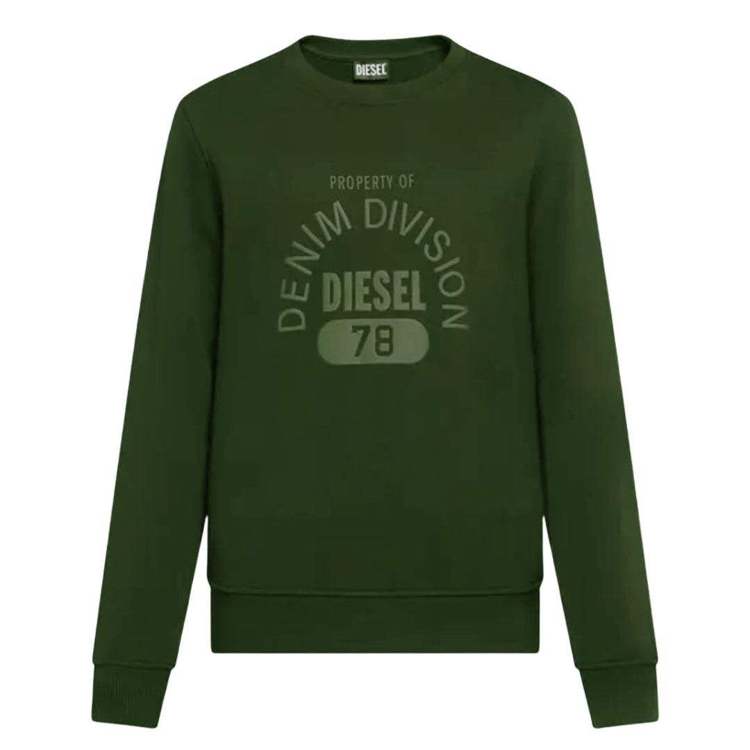 Diesel Denim Division Logo Black Sweatshirt Copy