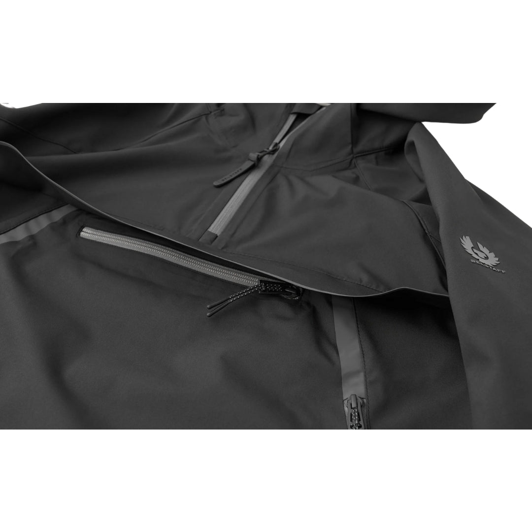 Belstaff Airside Half Zip Pullover Black Jacket