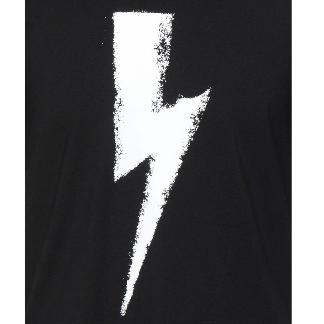 Neil Barrett Chalk Bolt Black T Shirt BJT006S R514S4