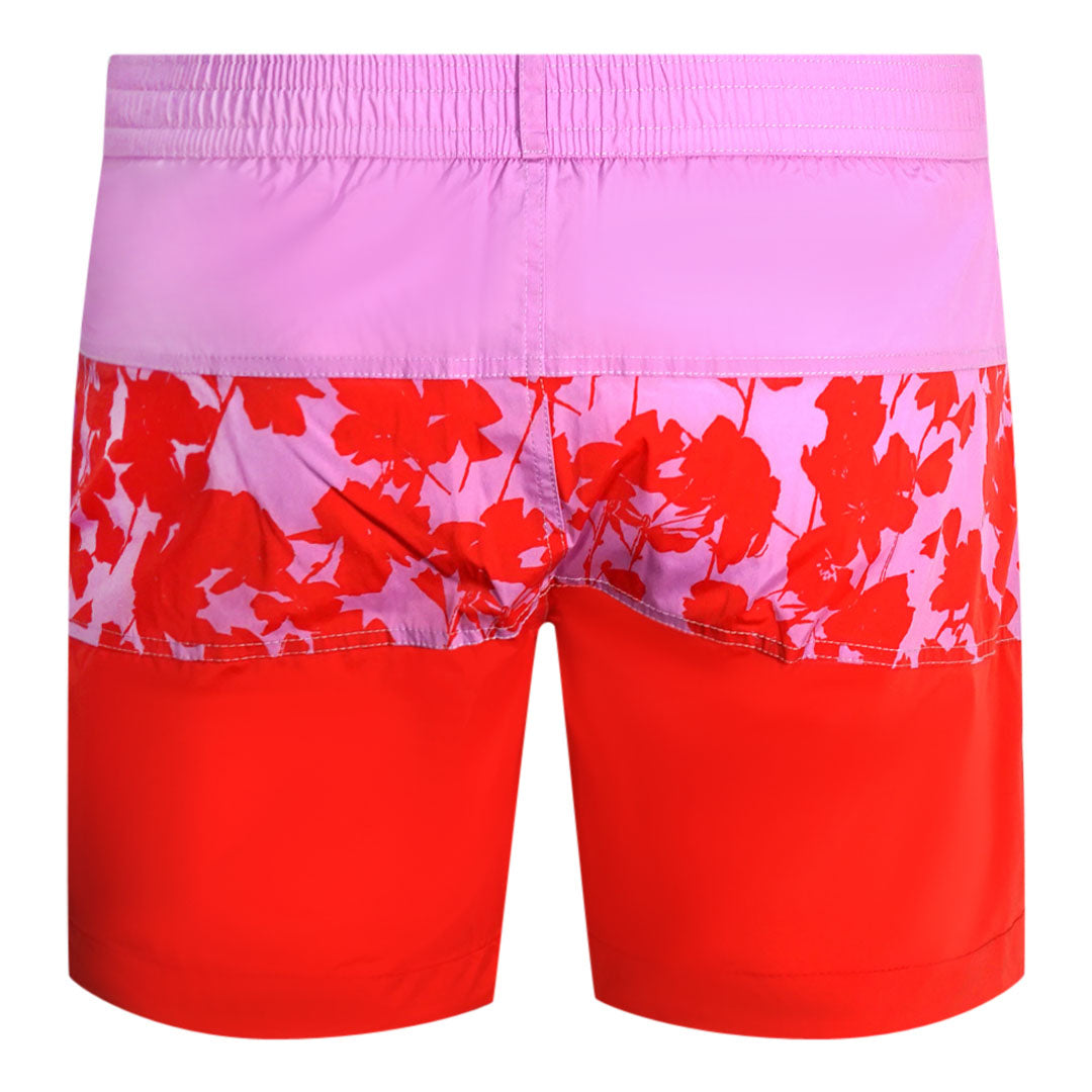 Dsquared2 Floral Design Pink Swim Shorts D7B724920 62648