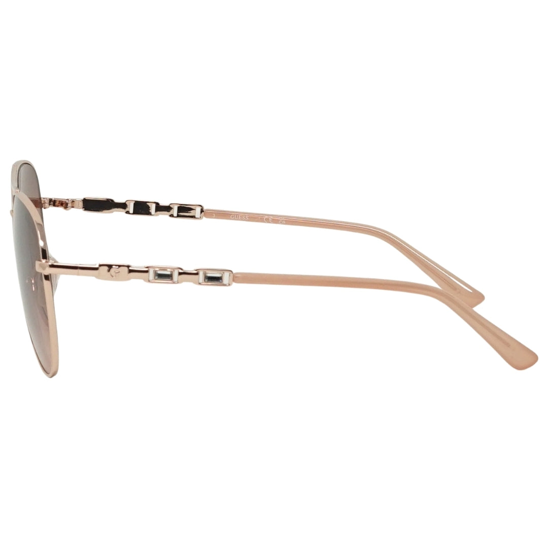Guess Gf6143 28F Rose Gold Sunglasses Gf6143 28F