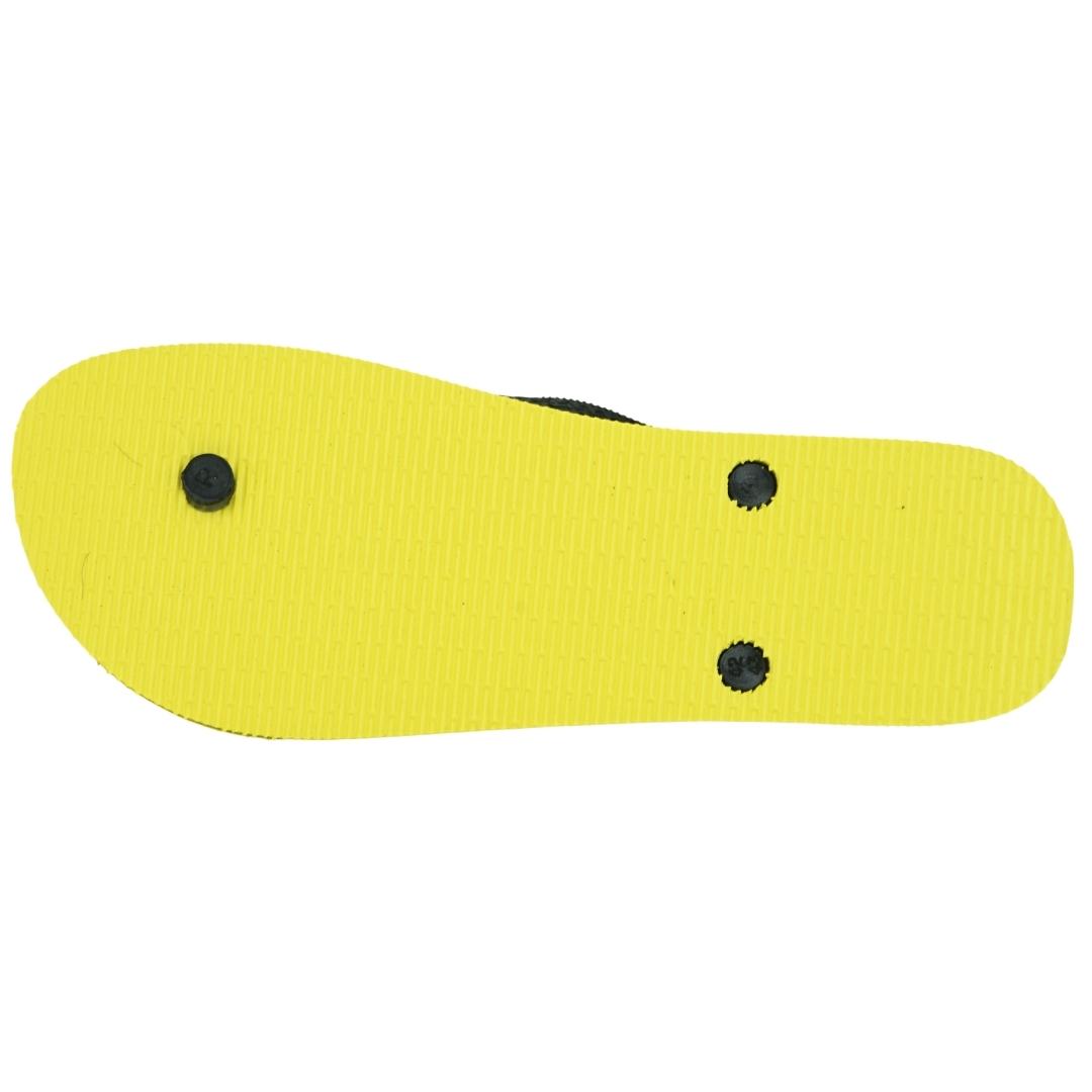 Philipp Plein Brand Logo Yellow Flip Flops IMPS904 24B 41