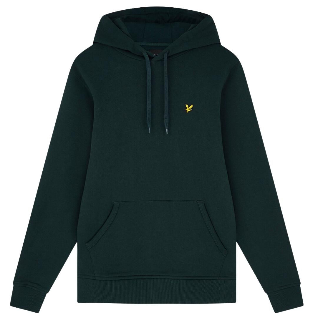 Lyle Scott Branded Dark Green Pull Over Hoodie