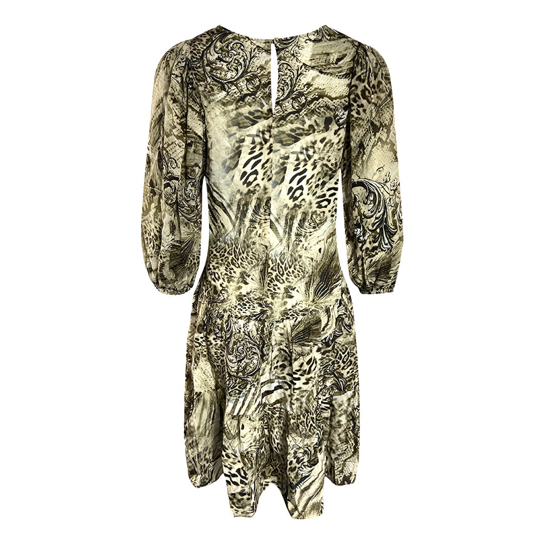 Inoa Fashion Makucha Panthera 1202117 Ruffled Layered Dress Womens