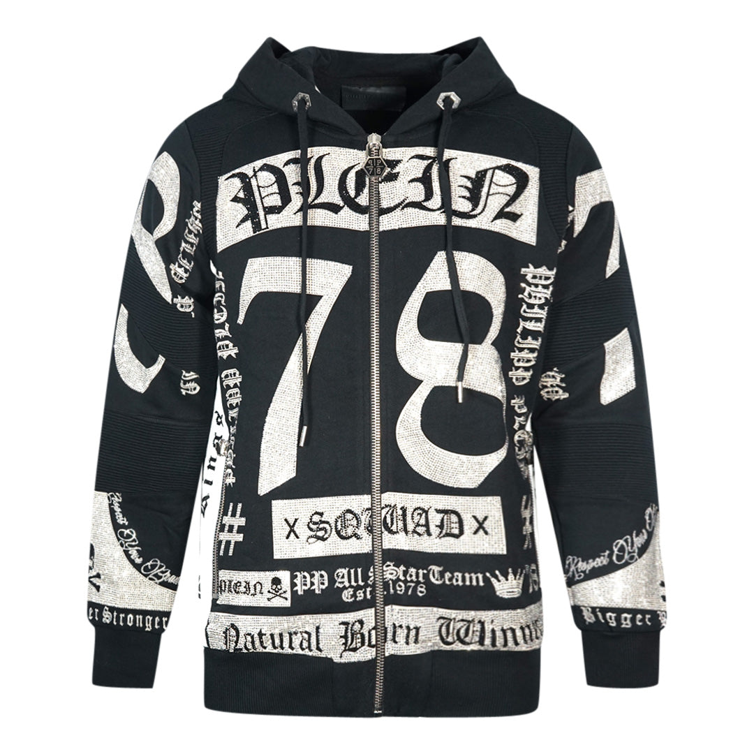 Philipp Plein My Shadows Black Hoodie MJO003902MyShadow