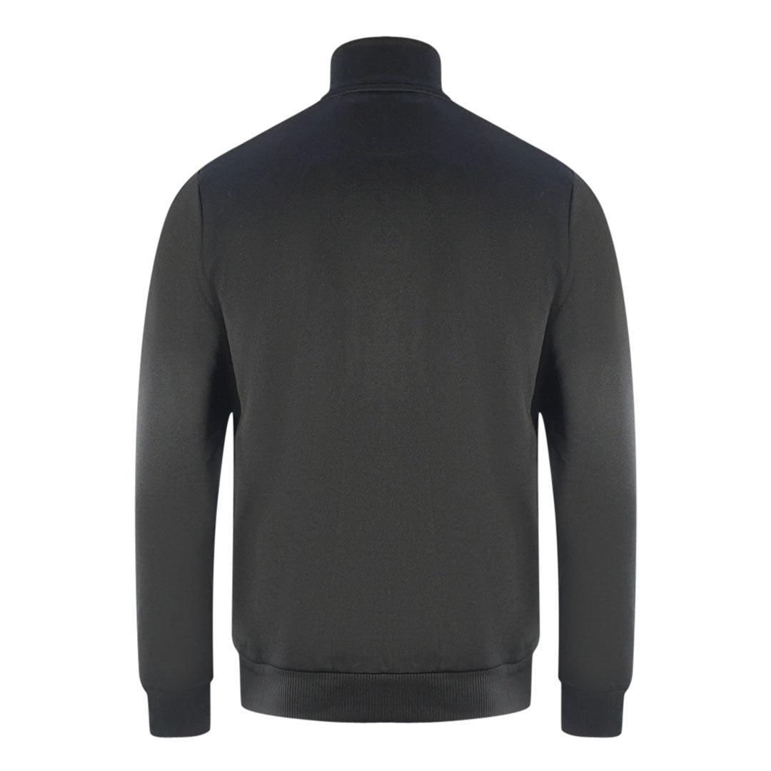 Lyle & Scott Golden Eagle Chest Logo Black Zip Up Jumper ML1404V Z865