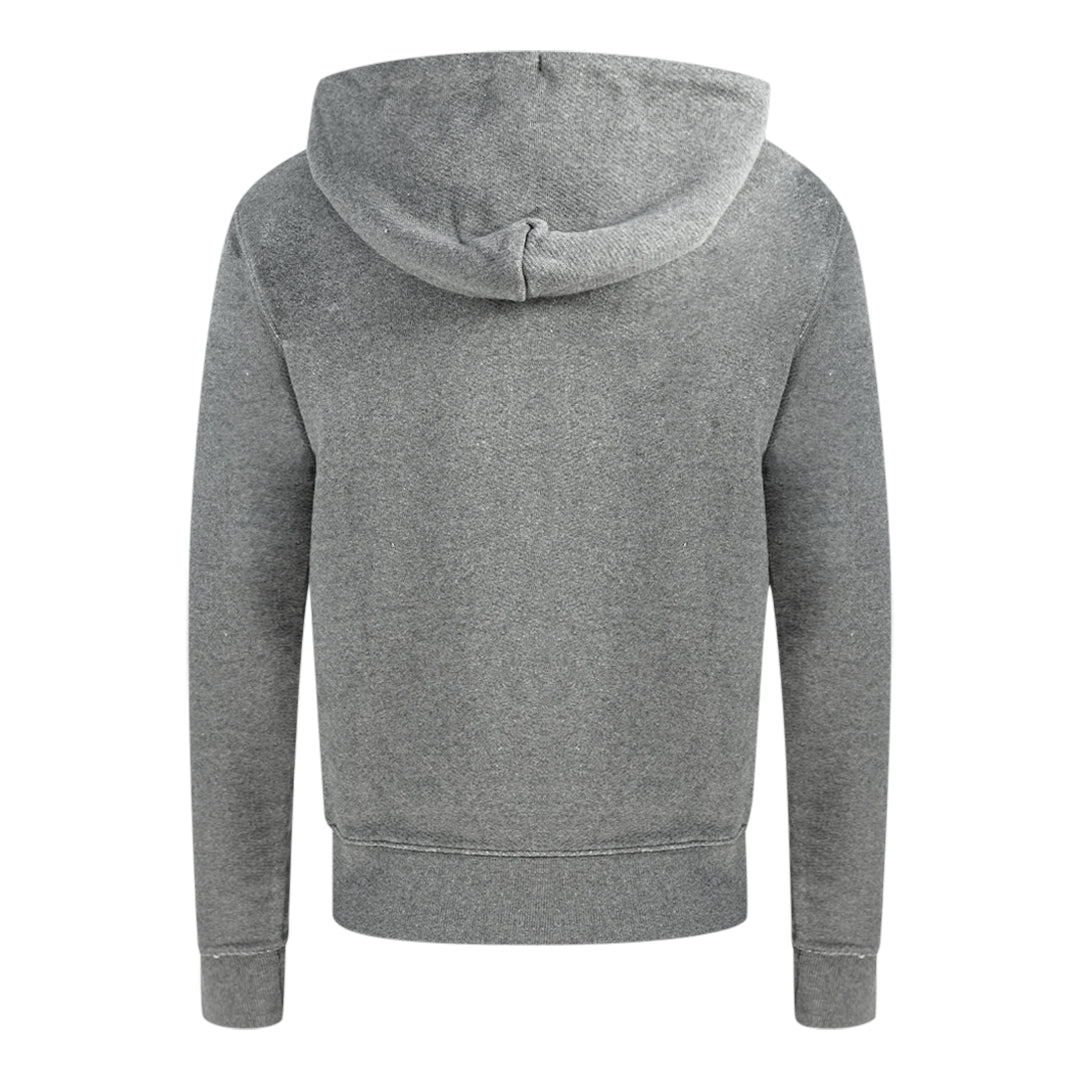 Off-White Logo Oversized Grey Hoodie OMBB034R20D25017 0710