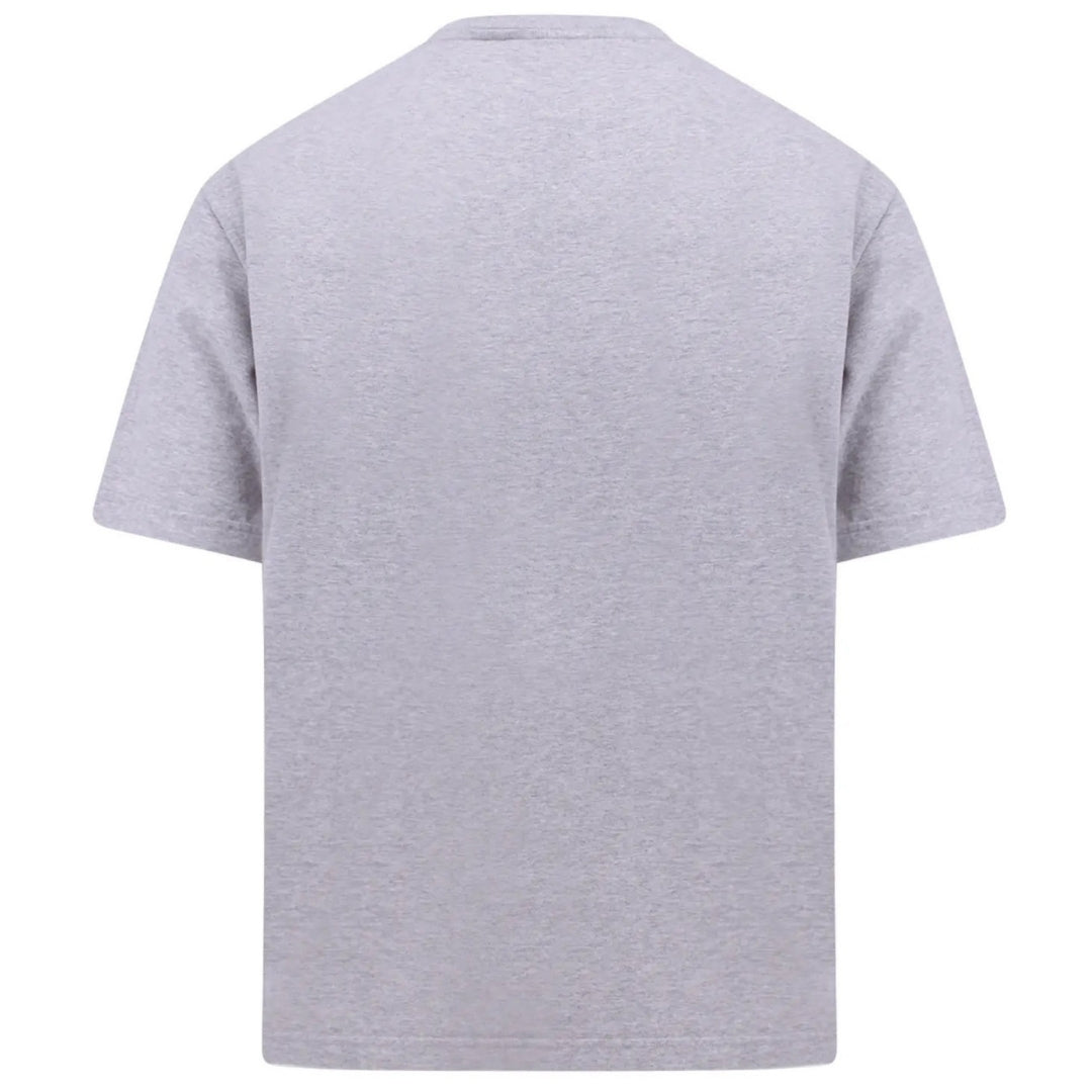 Palm Angels Plain Gothic Logo Slim Fit Grey T Shirt