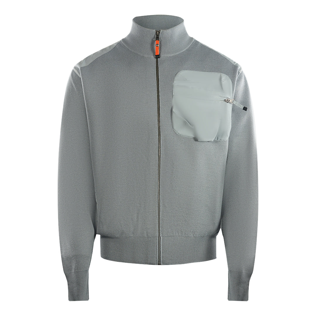 Parajumpers Shark Grey Knit Jacket Redeem 0220