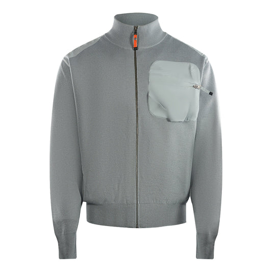 Parajumpers Shark Grey Knit Jacket Redeem 0220